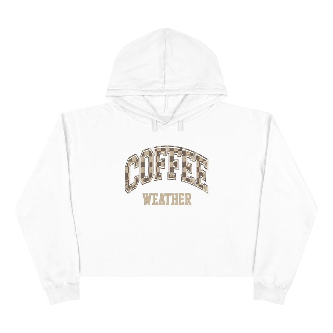 Coffee Weather - Crop Hoodie