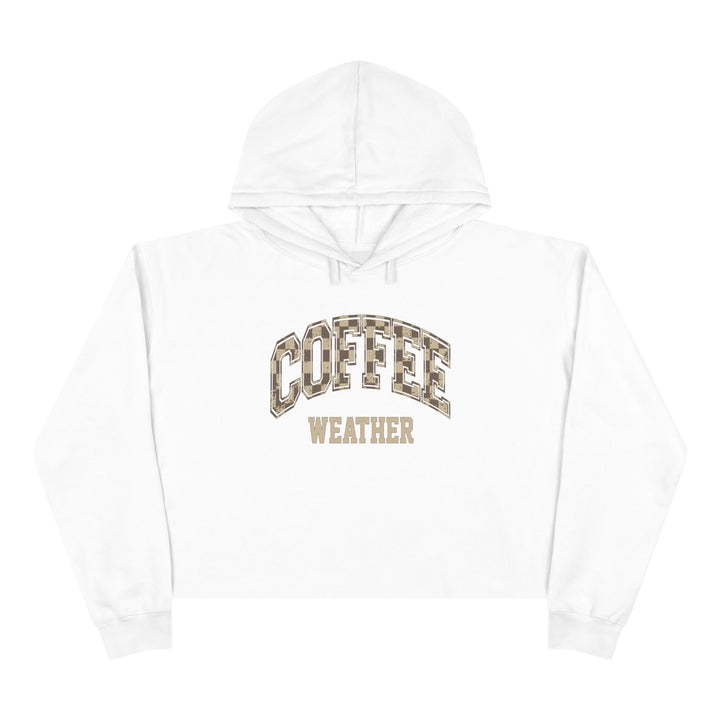 Coffee Weather - Crop Hoodie