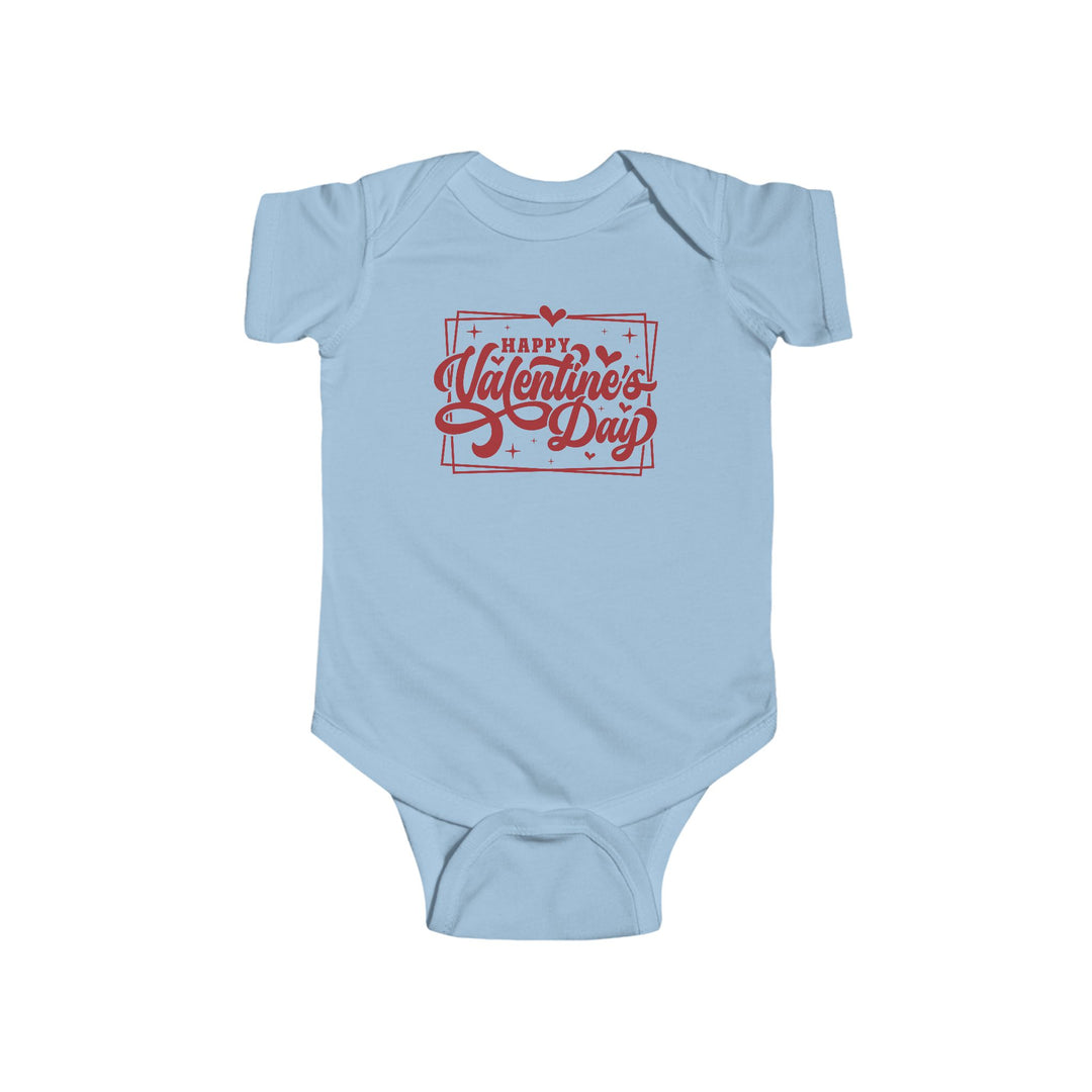 Happy Valentine's Day W/Hearts - Infant Fine Jersey Bodysuit