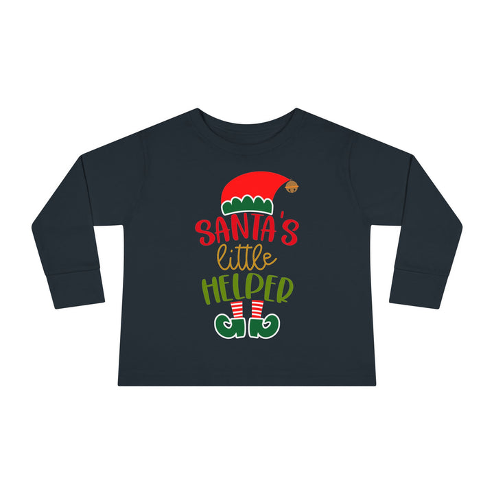 Santa's Little Helper - Toddler Long Sleeve Tee