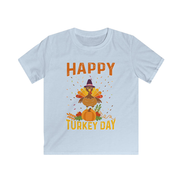 Happy Turkey Day - Kids Softstyle Tee