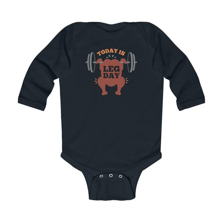 Leg Day - Infant Long Sleeve Bodysuit
