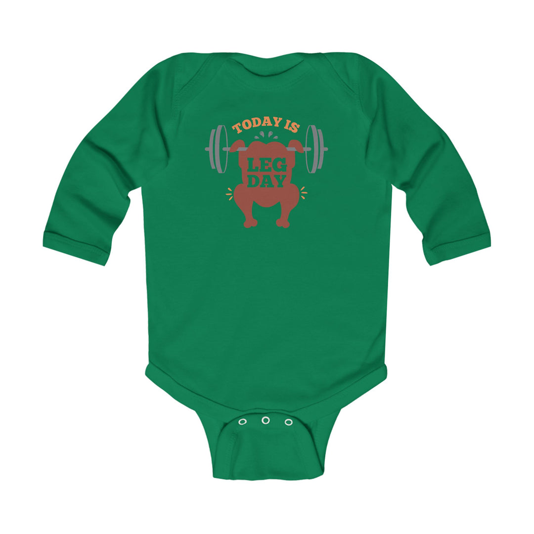 Leg Day - Infant Long Sleeve Bodysuit