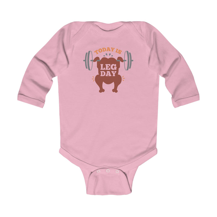 Leg Day - Infant Long Sleeve Bodysuit