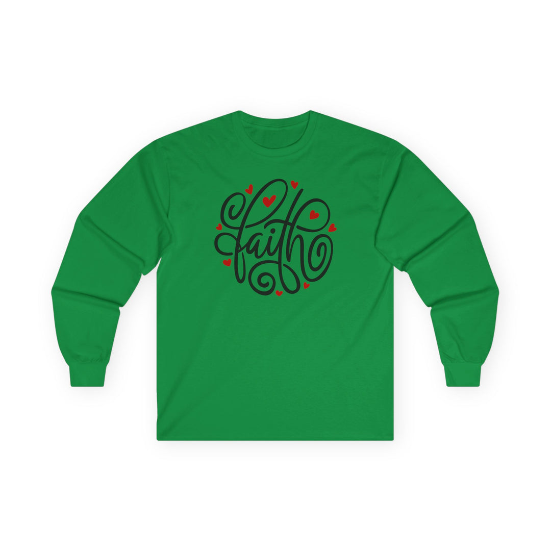 Faith Hearts - Unisex Ultra Cotton Long Sleeve Tee