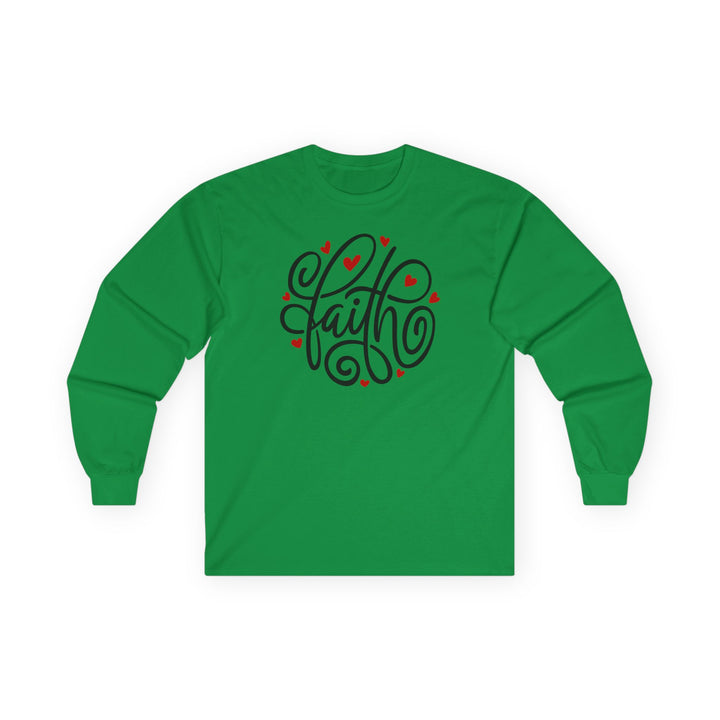 Faith Hearts - Unisex Ultra Cotton Long Sleeve Tee