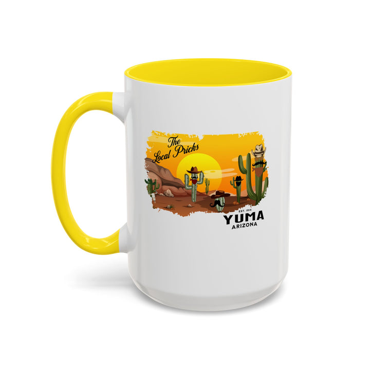Local Pricks - Accent Coffee Mug (11, 15oz)