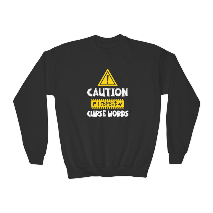 Caution - Youth Crewneck Sweatshirt