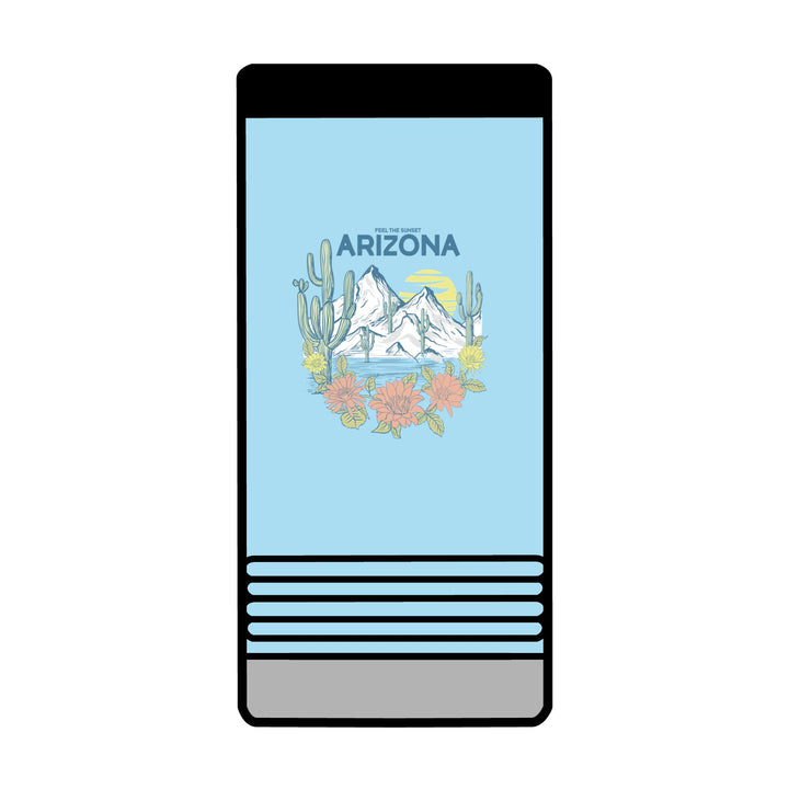 Feel The Sunset Arizona - Slim Beverage Holder