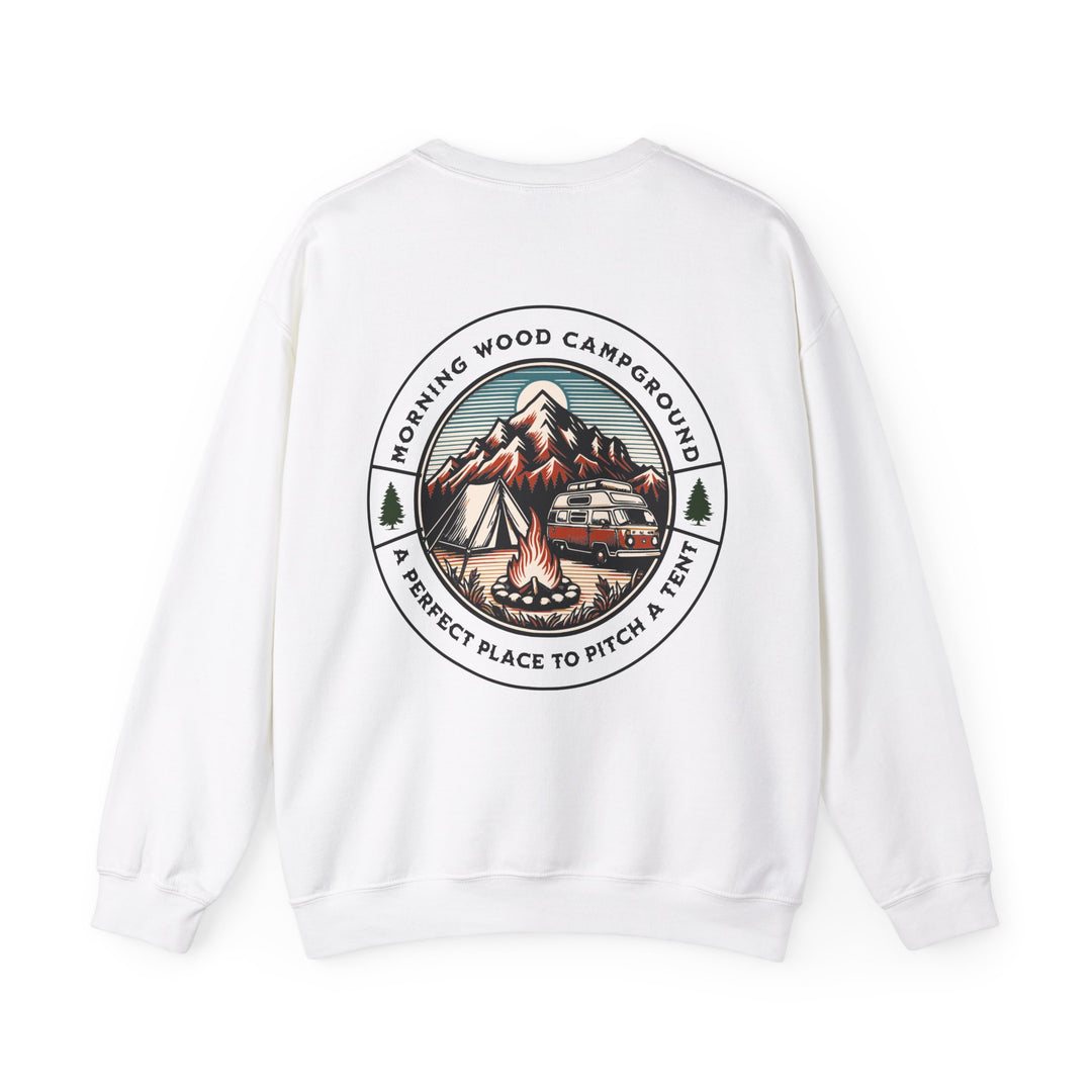 Morning Wood Campground - Unisex Heavy Blend™ Crewneck Sweatshirt