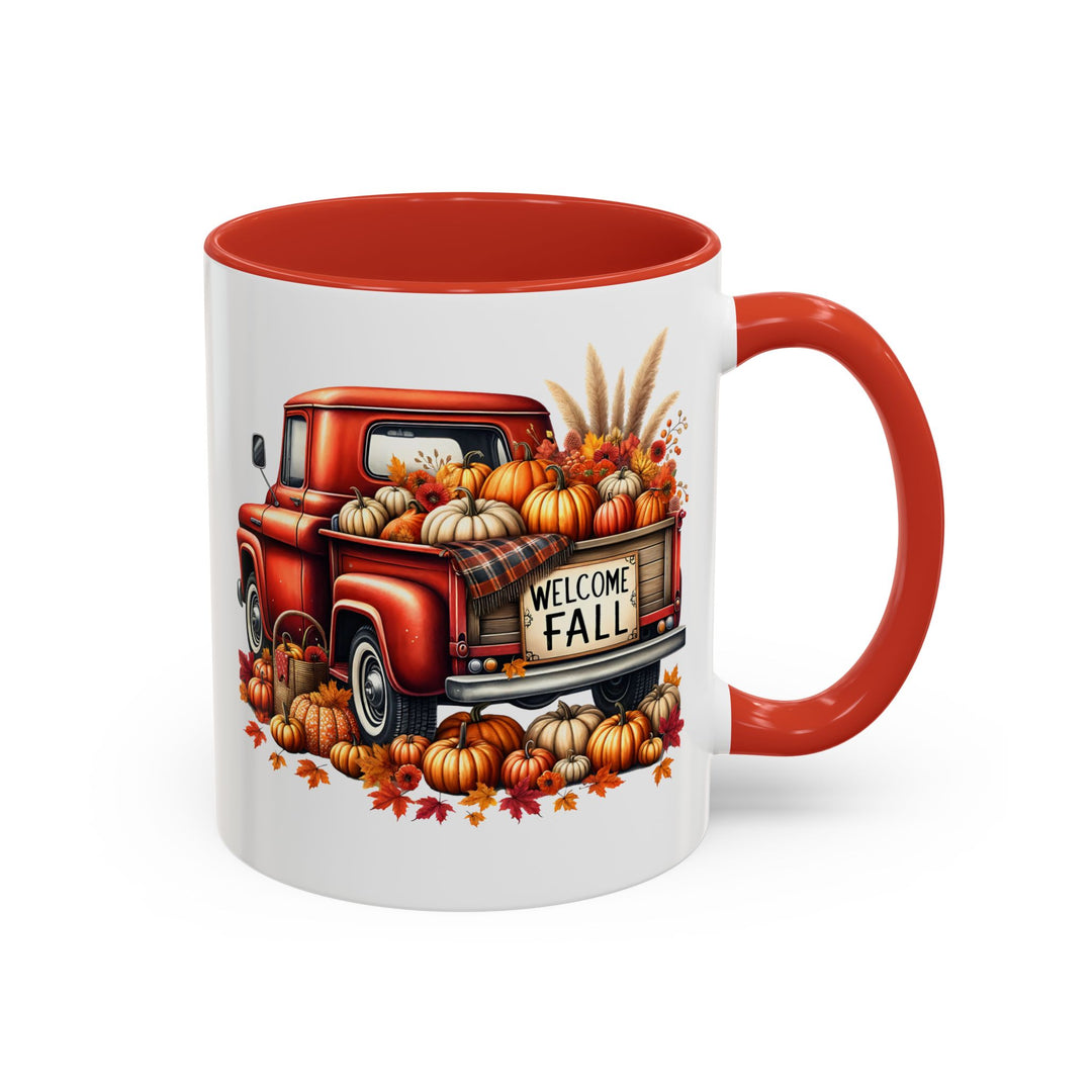 Welcome Fall - Accent Coffee Mug (11, 15oz)