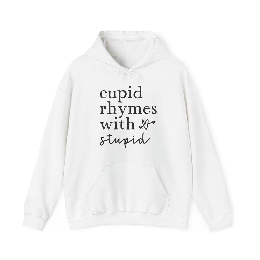 Cupid Rhymes With Stupid - Unisex Heavy Blend™ Hooded Sweatshirt