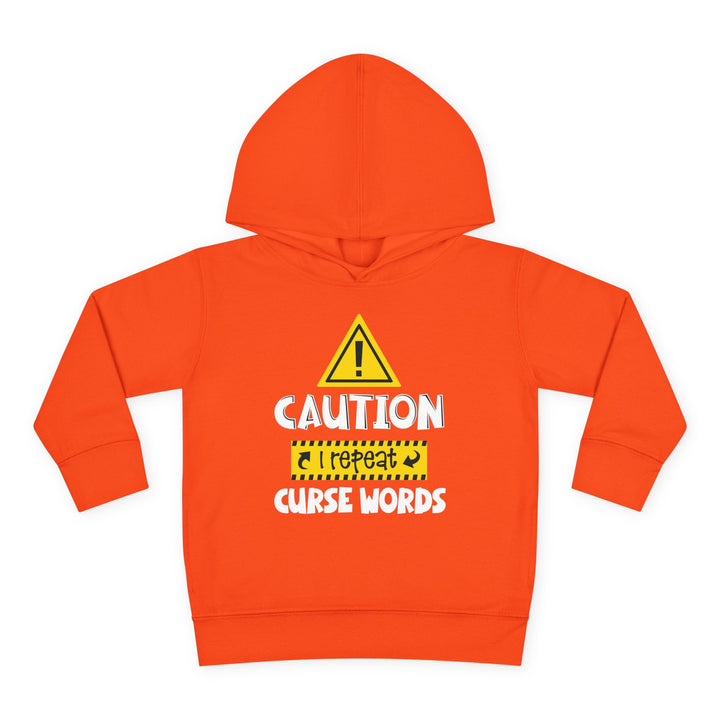 Caution - Toddler Pullover Fleece Hoodie