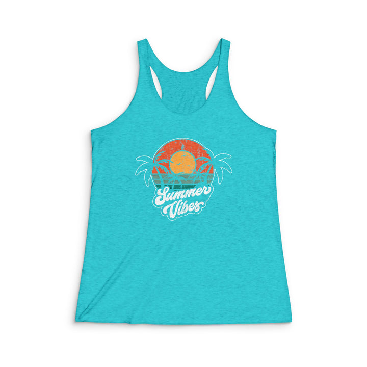 Summer Vibes - Women's Tri-Blend Racerback Tank