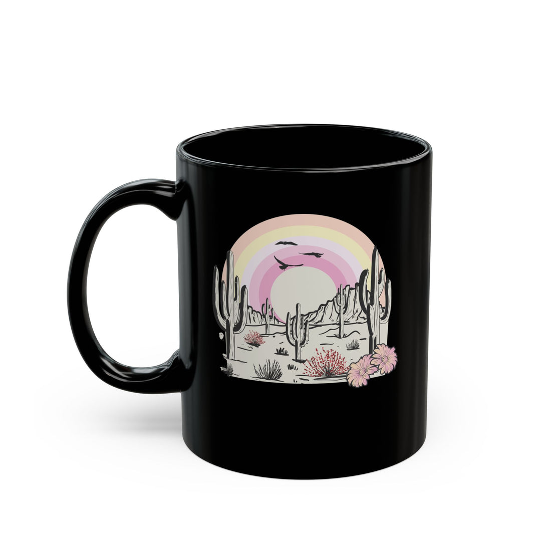 Desert Rainbow - Black Mug (11oz, 15oz)