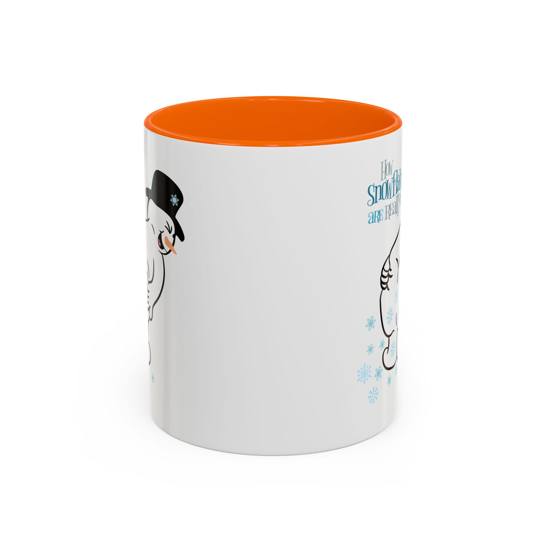 How Snowflakes Are Made - Accent Coffee Mug (11, 15oz)