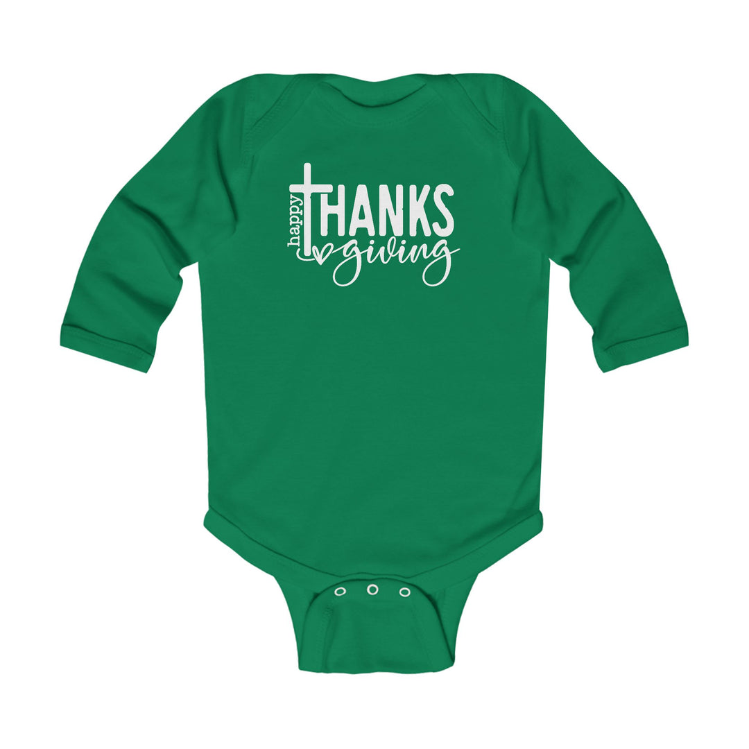 Thanksgiving Cross - Infant Long Sleeve Bodysuit
