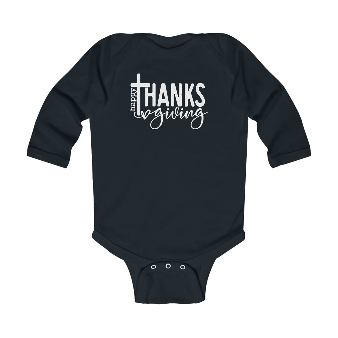 Thanksgiving Cross - Infant Long Sleeve Bodysuit