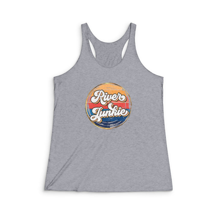 River Junkie - Women's Tri-Blend Racerback Tank