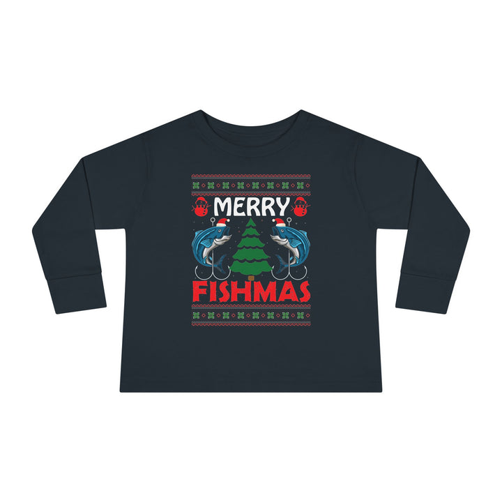 Merry Fishmas - Toddler Long Sleeve Tee