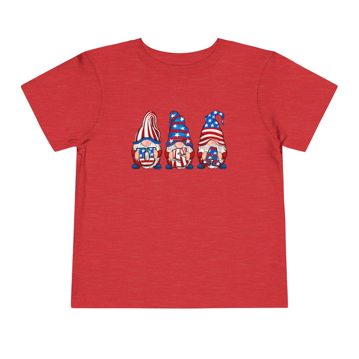 4th Of July Gnomes - Toddler Short Sleeve Tee