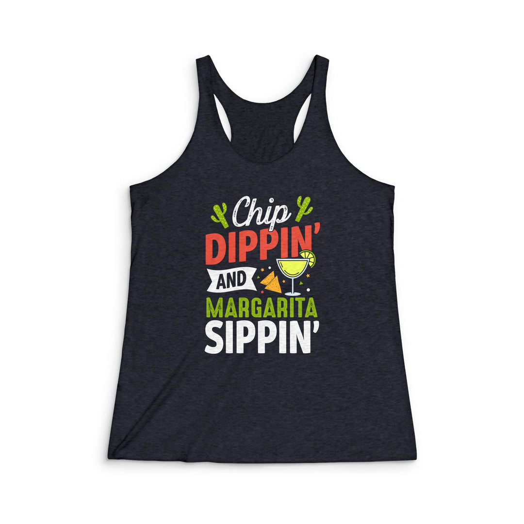 Chip Dippin - Women's Tri-Blend Racerback Tank