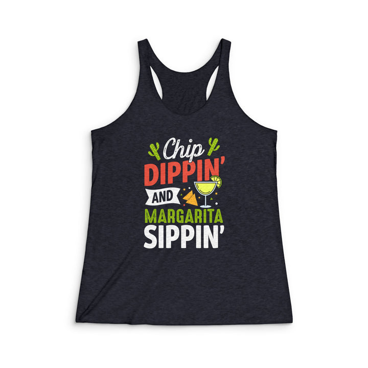 Chip Dippin - Women's Tri-Blend Racerback Tank