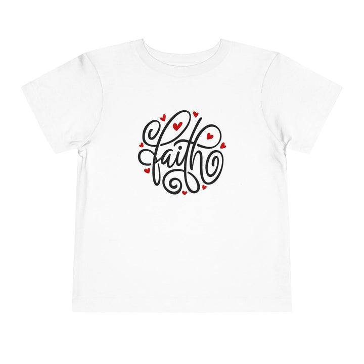 Faith Hearts - Toddler Short Sleeve Tee
