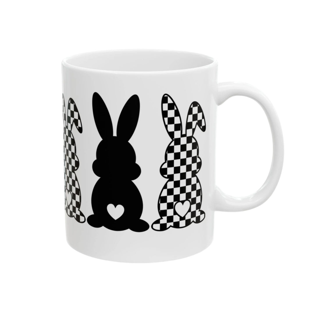 Heart Bunny - Ceramic Mug, (11oz, 15oz)