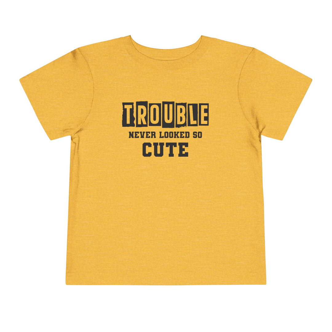 Trouble Never Looked So Cute - Toddler Short Sleeve Tee