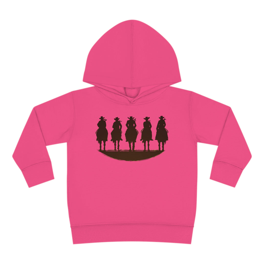 Cowboy Silhouette - Toddler Pullover Fleece Hoodie