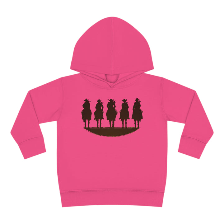 Cowboy Silhouette - Toddler Pullover Fleece Hoodie