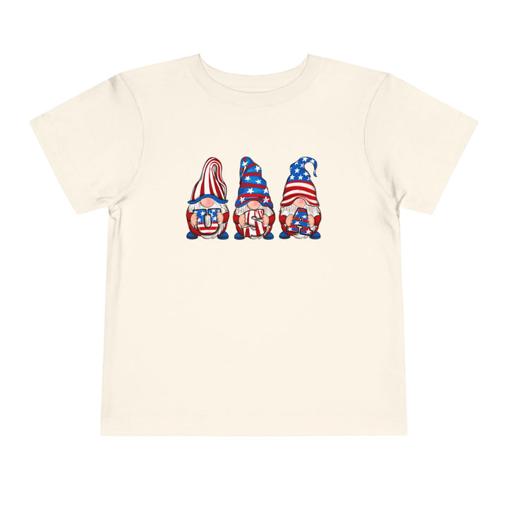 4th Of July Gnomes - Toddler Short Sleeve Tee