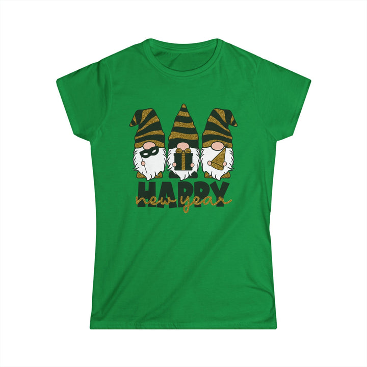 Happy New Year Gnomes - Women's Softstyle Tee