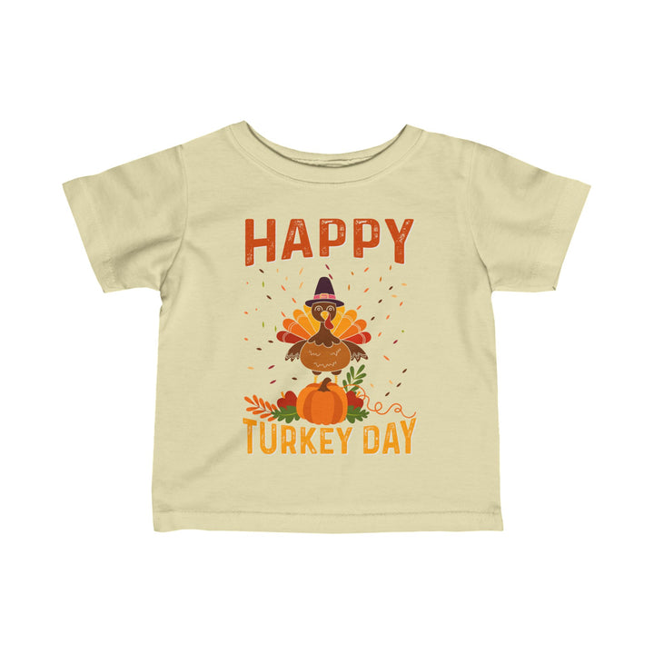Happy Turkey Day - Infant Fine Jersey Tee