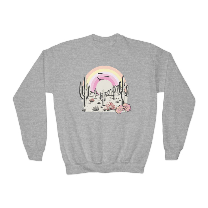 Desert Rainbow - Youth Crewneck Sweatshirt