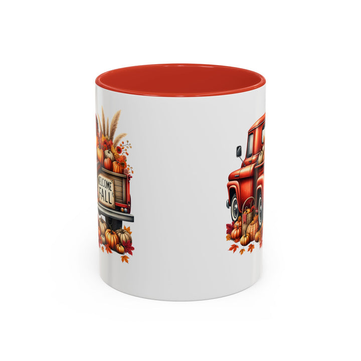 Welcome Fall - Accent Coffee Mug (11, 15oz)