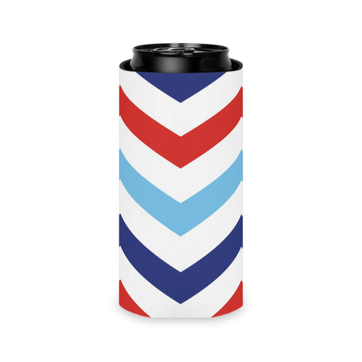 Patriotic Chevron - Can Cooler