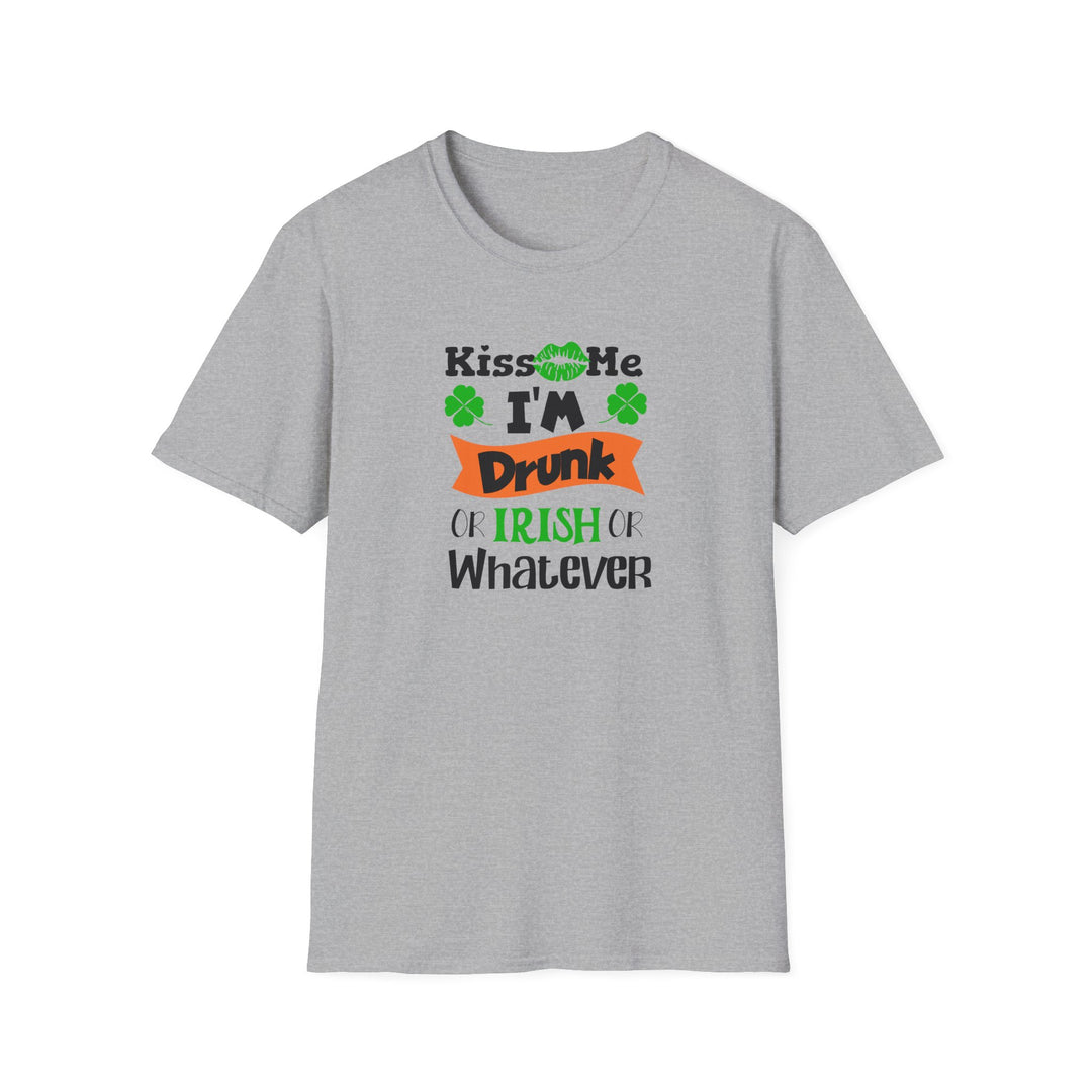 Kiss Me I'm Drunk - Unisex Softstyle T-Shirt