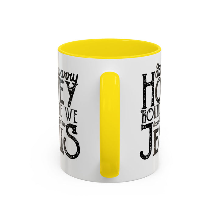 Judgin To Jesus - Accent Coffee Mug (11, 15oz)