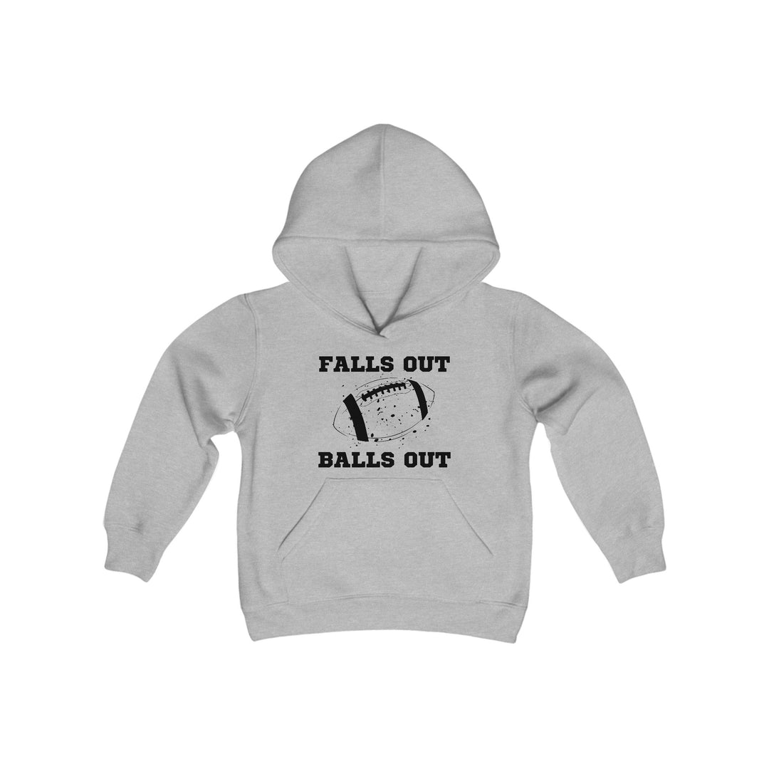 Falls Out Balls Out - Youth Heavy Blend Hooded Sweatshirt