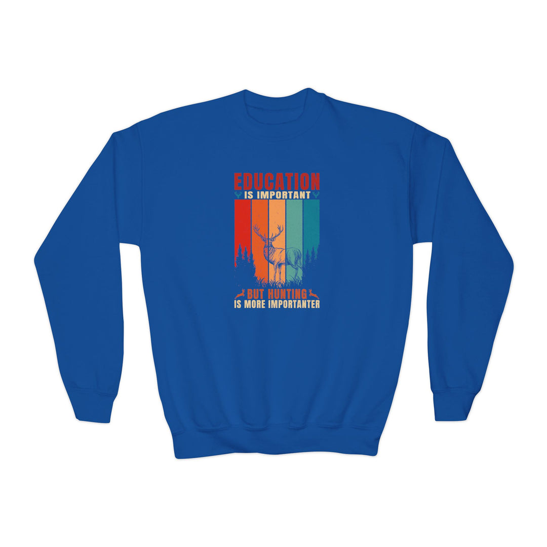 Hunting Education - Youth Crewneck Sweatshirt