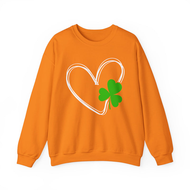 Heart & Clover - Unisex Heavy Blend™ Crewneck Sweatshirt