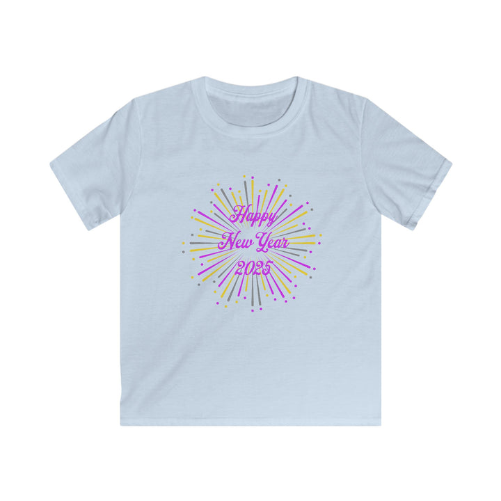New Years Fireworks - Kids Softstyle Tee