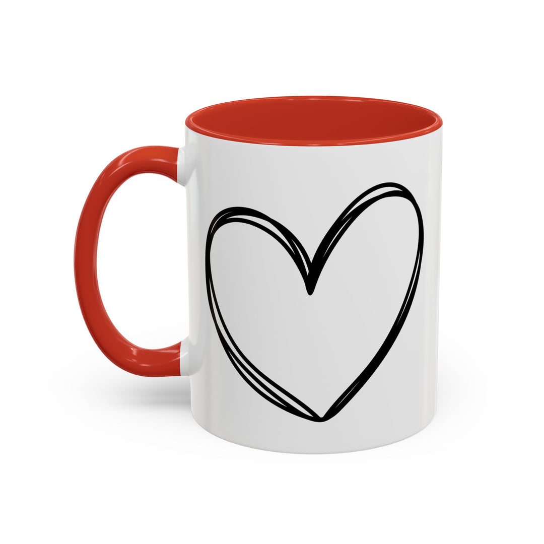 Heart - Accent Coffee Mug (11, 15oz)