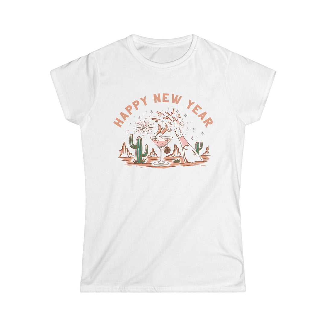 Happy New Year Desert - Women's Softstyle Tee