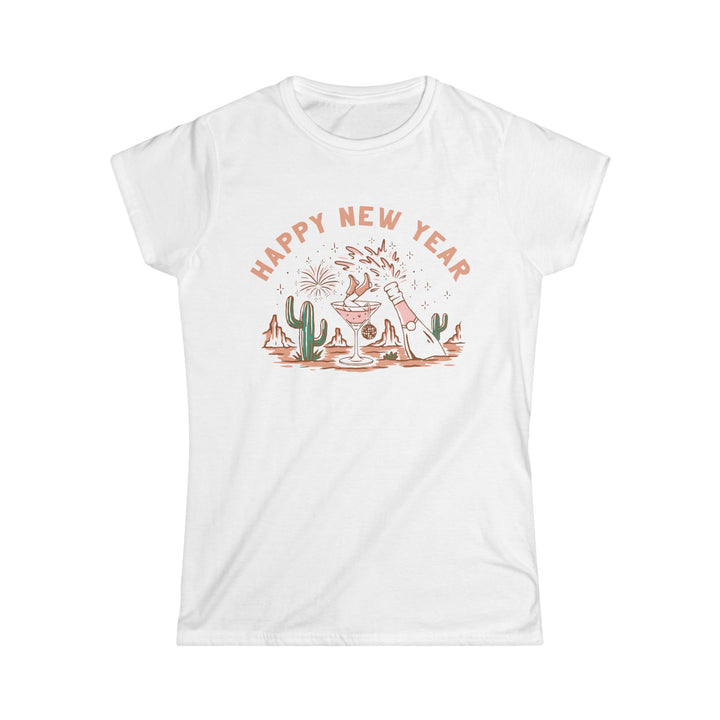 Happy New Year Desert - Women's Softstyle Tee