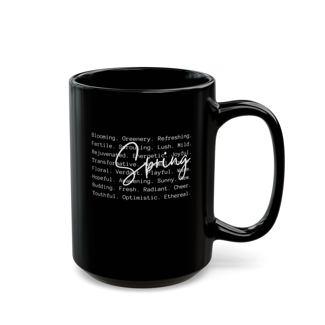 Spring - Black Mug (11oz, 15oz)