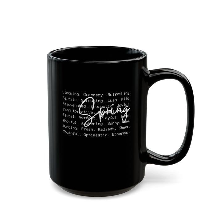 Spring - Black Mug (11oz, 15oz)