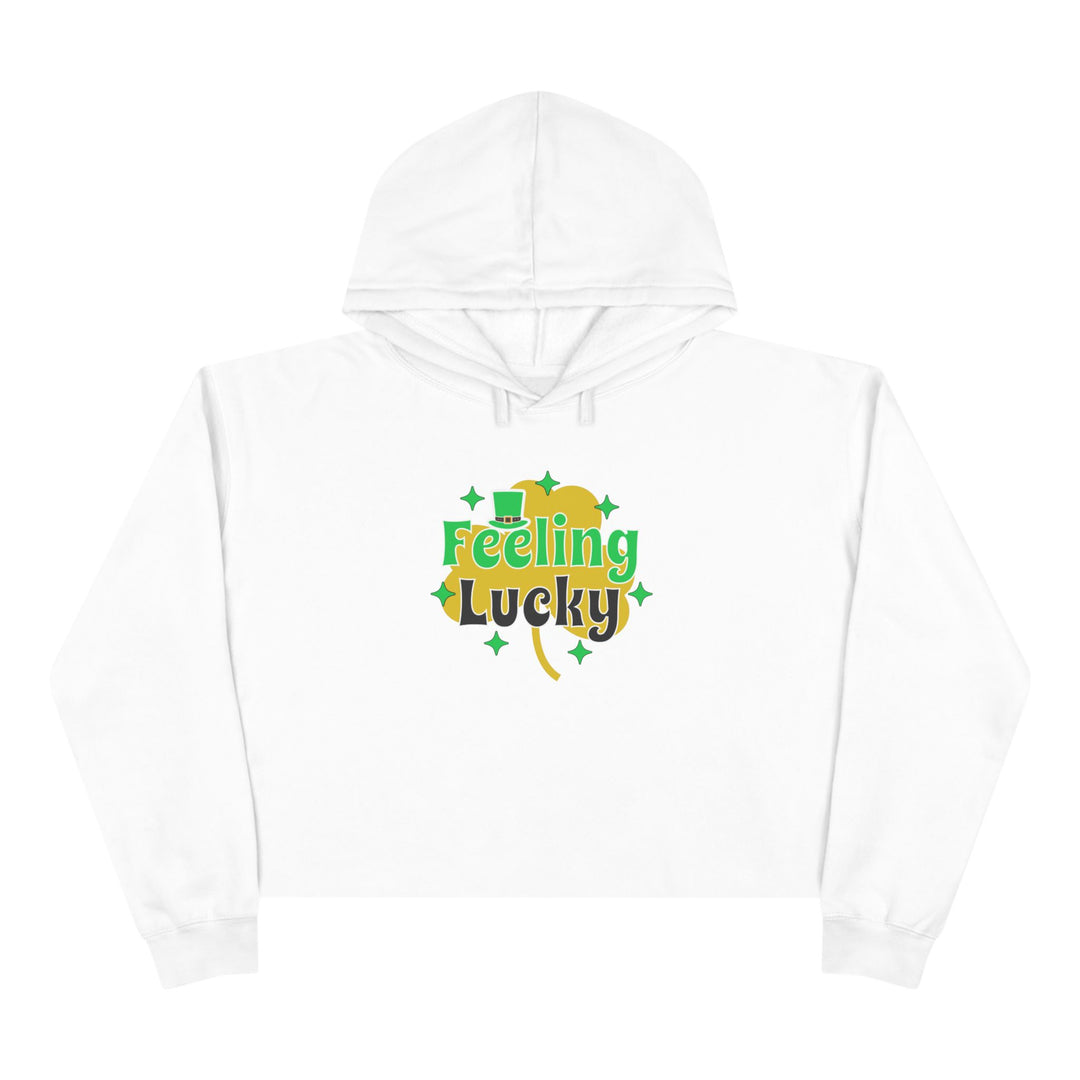Feeling Lucky - Crop Hoodie